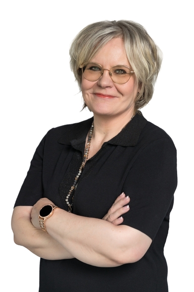 Myyntineuvottelija, sisustussuunnittelija Ulla Huttunen