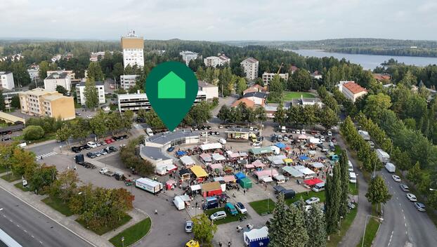 Taulumäentori/Kauppakatu 55, Taulumäki, Varkaus