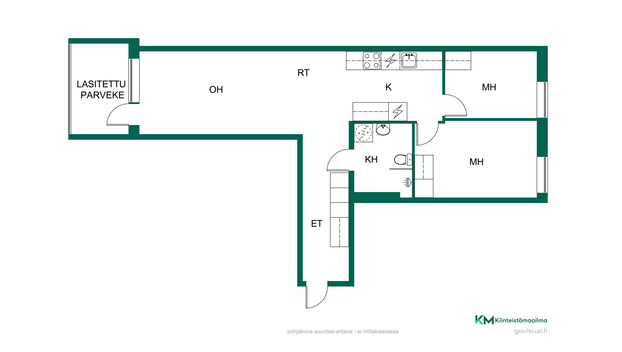 Myllystenpohjantie 3 A 25, Keskusta, Kangasala