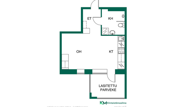 Myllystenpohjantie 3 B 30, Keskusta, Kangasala