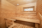 Ikkunallinen sauna.