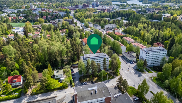 Kirjaskatu 2, Tallinmäki, Valkeakoski