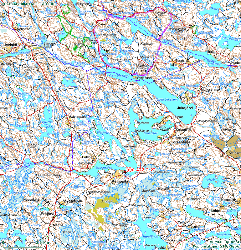 Visatie, Savonkaita -järvi, Ruokolahti Kemppilä Karpalo R:no 3:23 -, Kemppilä, Ruokolahti