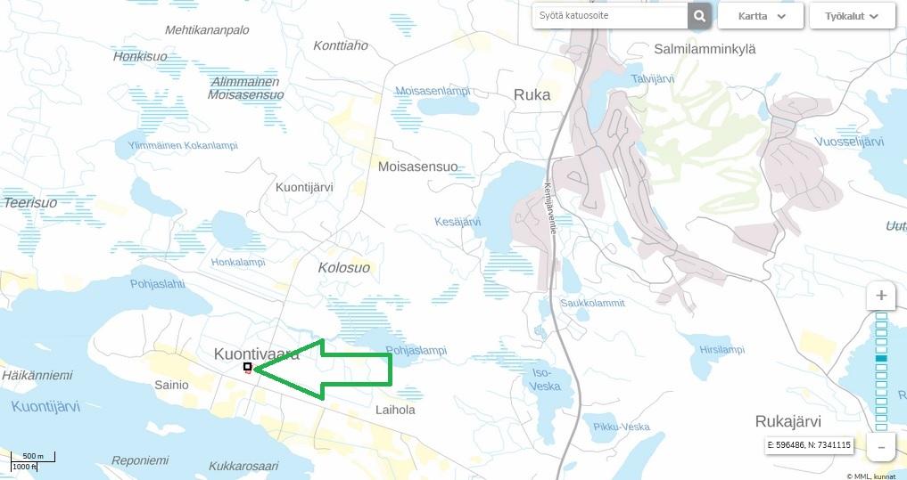 Moisasensuontie 66, Ruka, Kuusamo