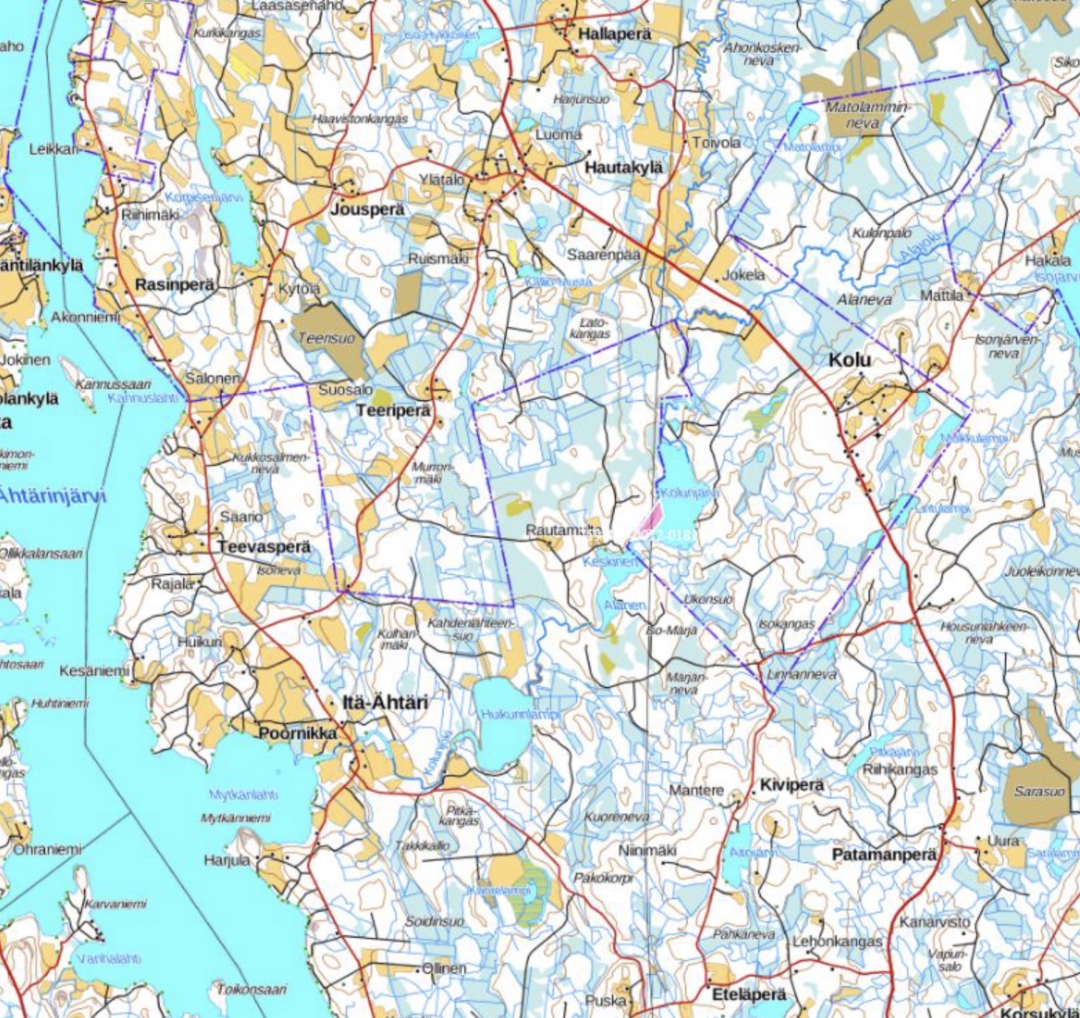 Kolunjärvi -, Lippo, Soini