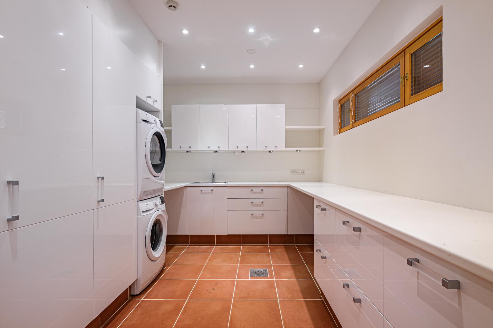 Myös pyykkihuolto onnistuu helposti 