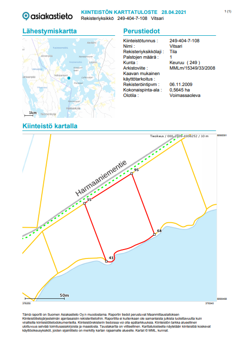 Harmaaniementie 76, Keuruu, Keuruu