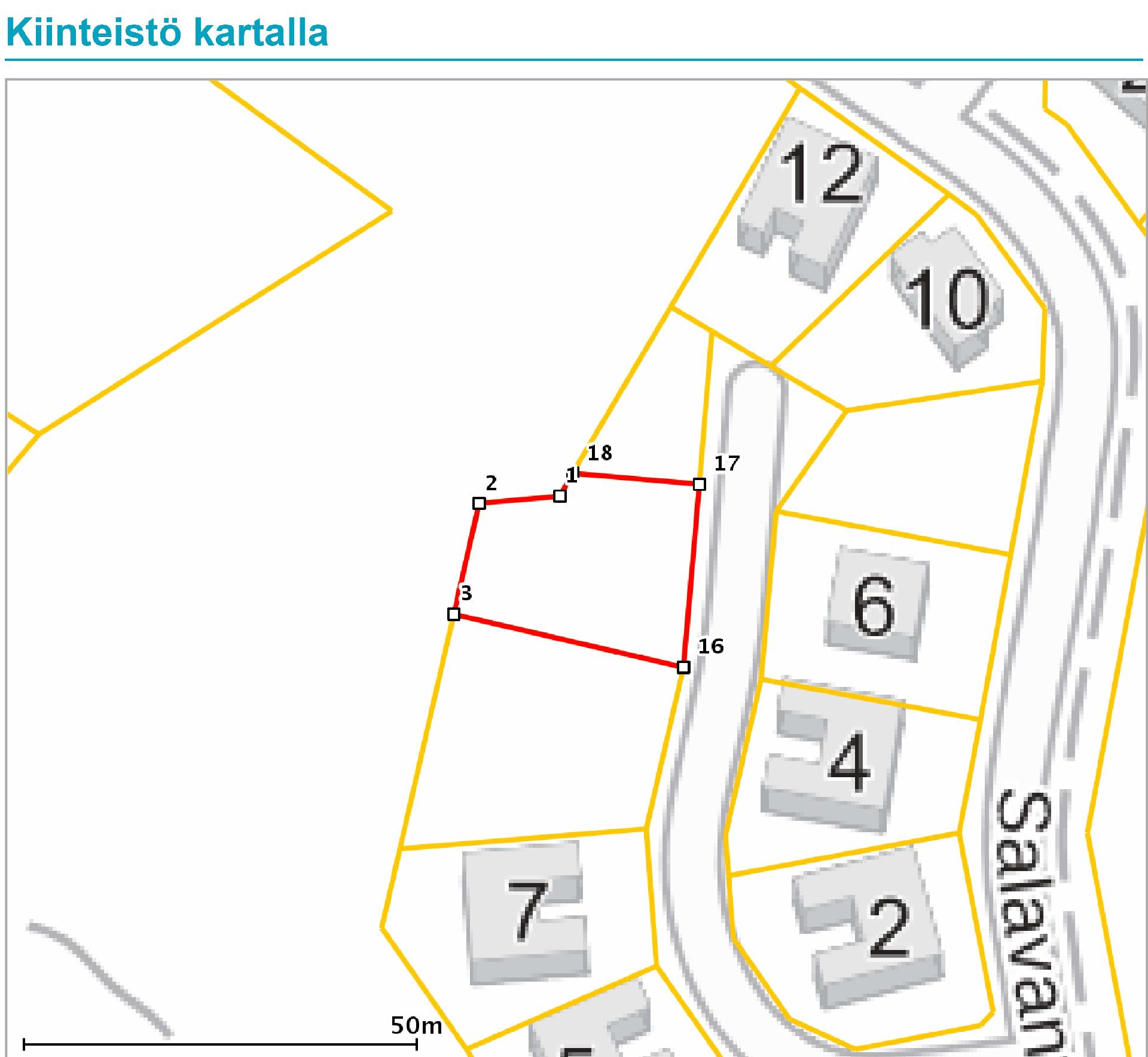 kartta tontista
