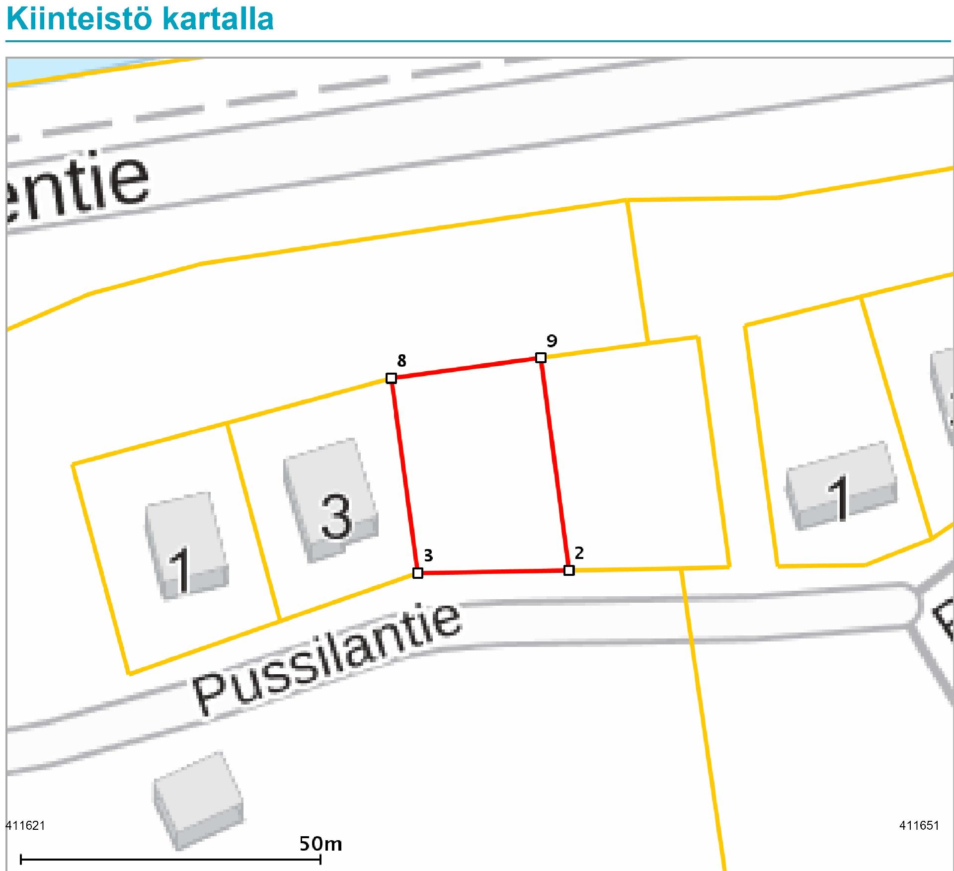kartta tontista