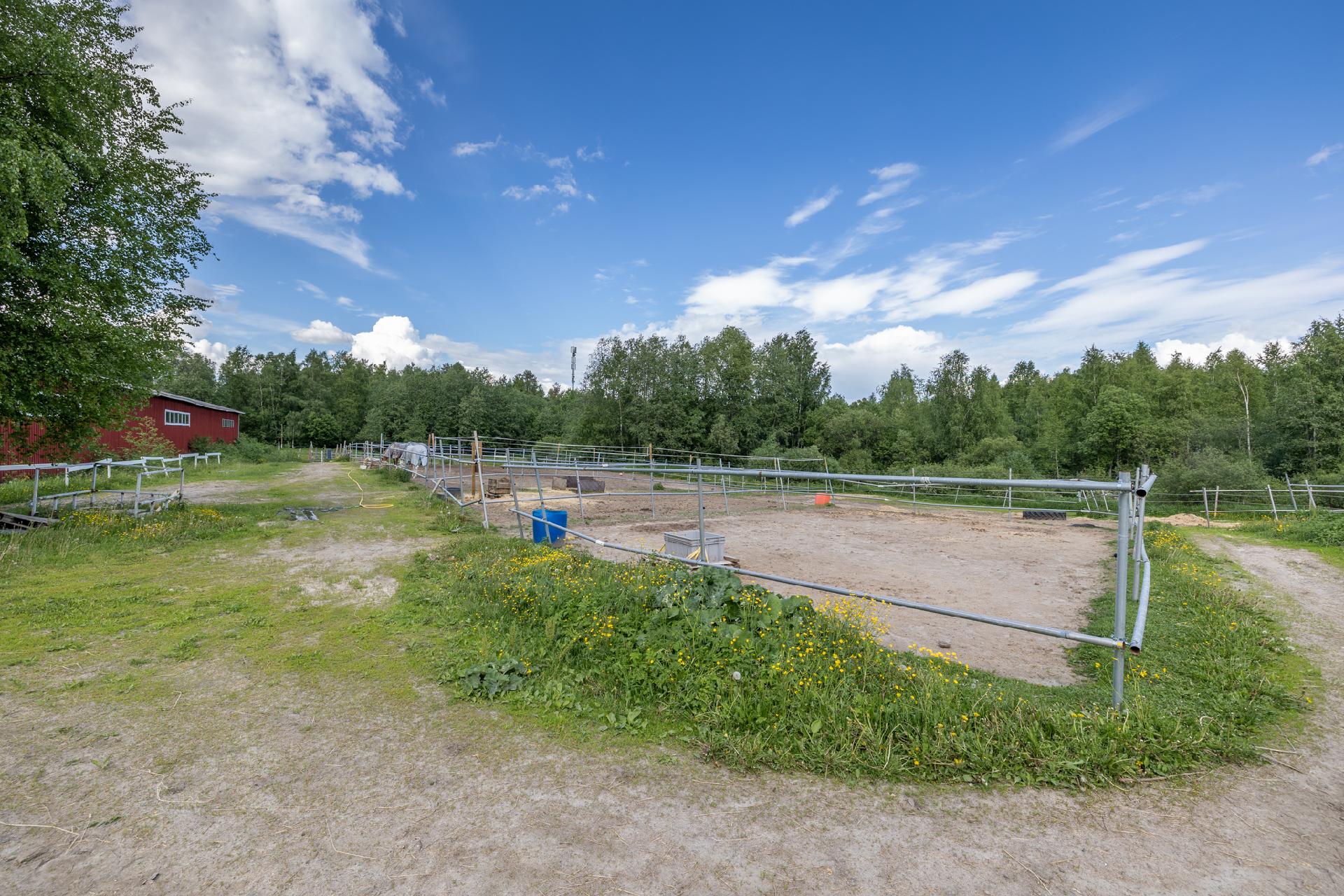 Maneesin takana olevia tarhoja