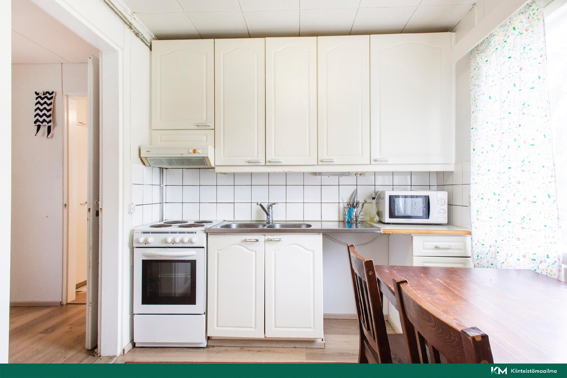 vuokratalon keittiö