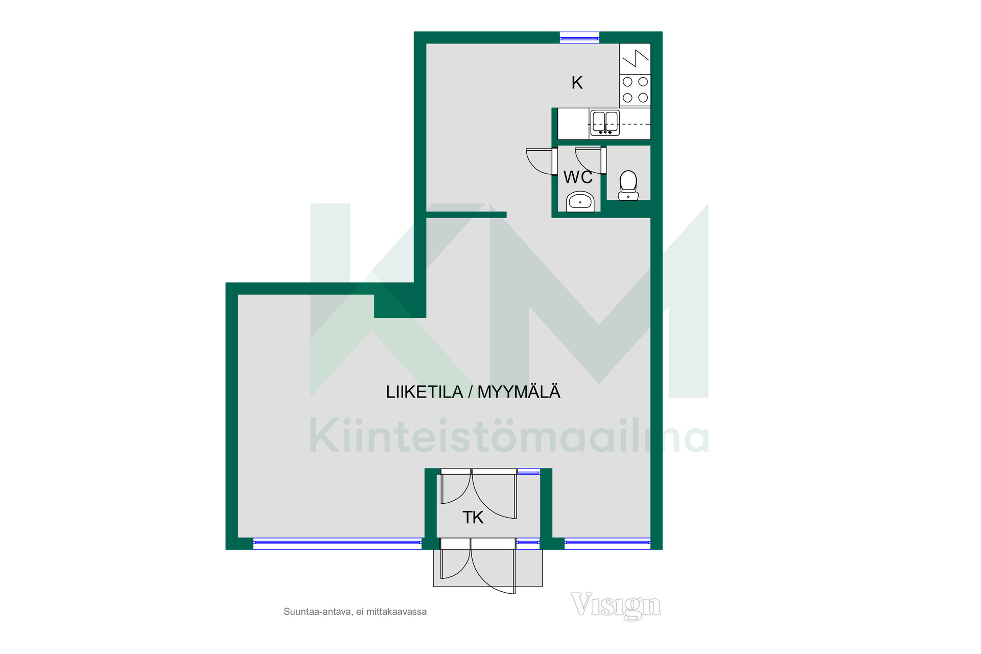 Liiketila M4 pohja