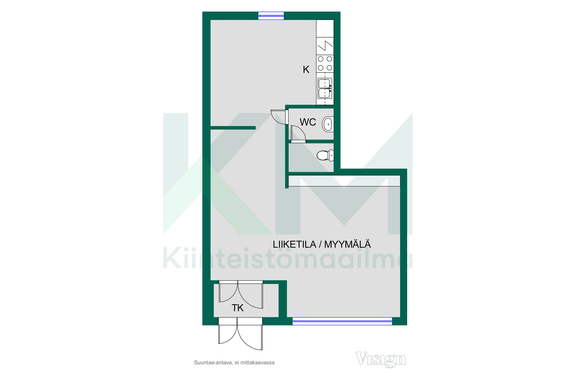 Liiketila M5 pohja