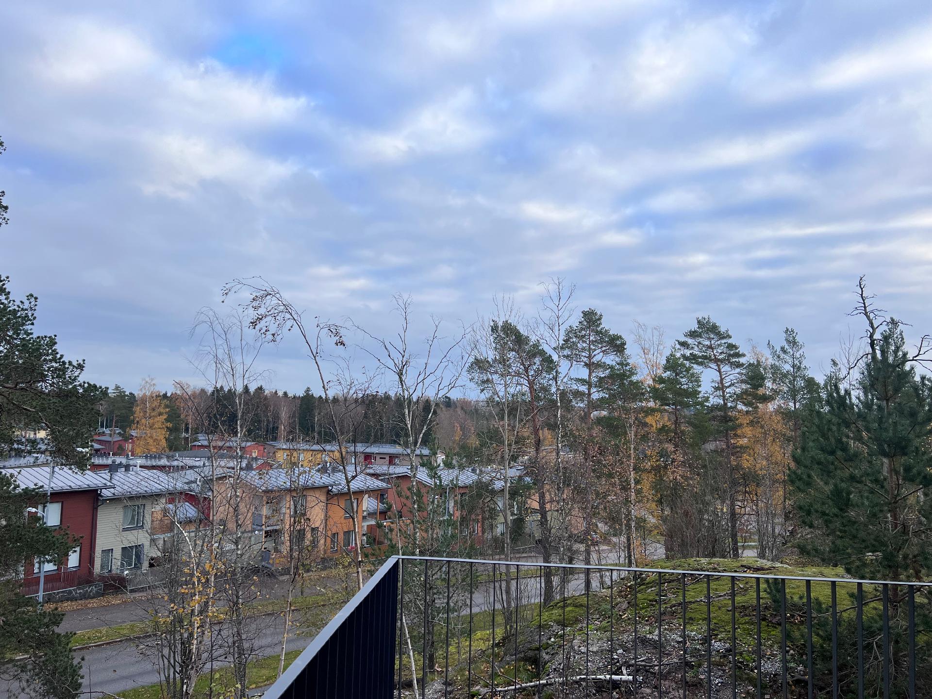 Upeat näkymät taloyhtiön tontilta