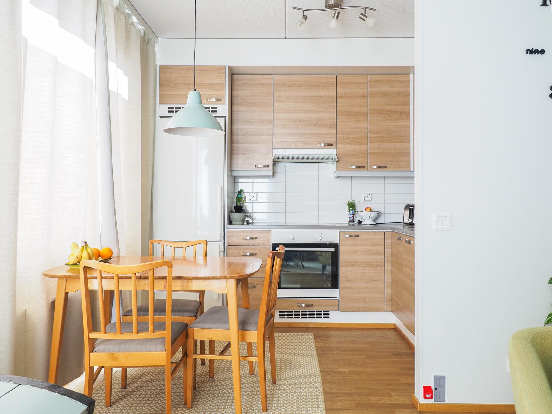 Neutraalit, vaaleat pinnat luovat tilan tuntua