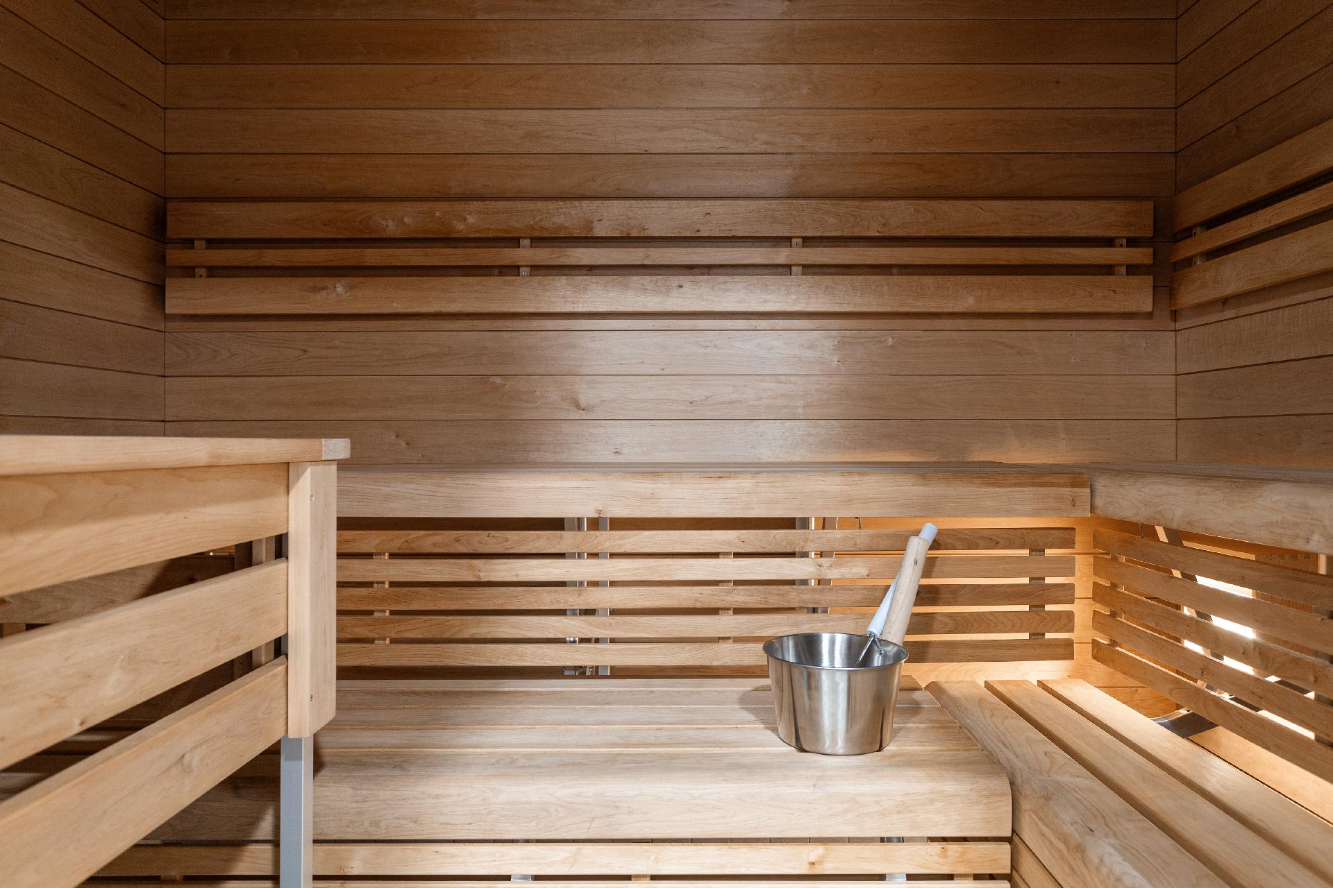 Kuva yhtiön saunatiloista
