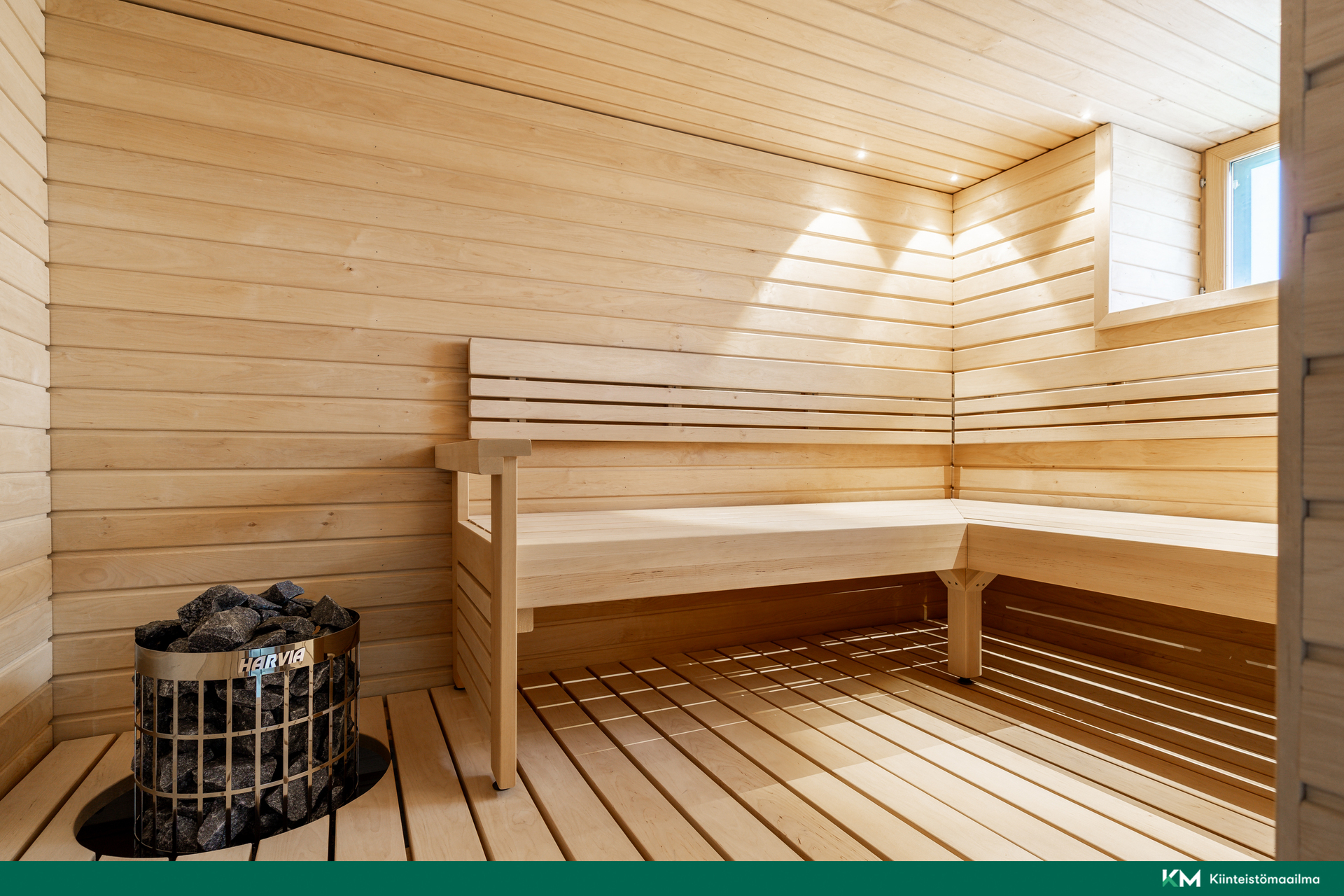 Sauna on juuri uusittu