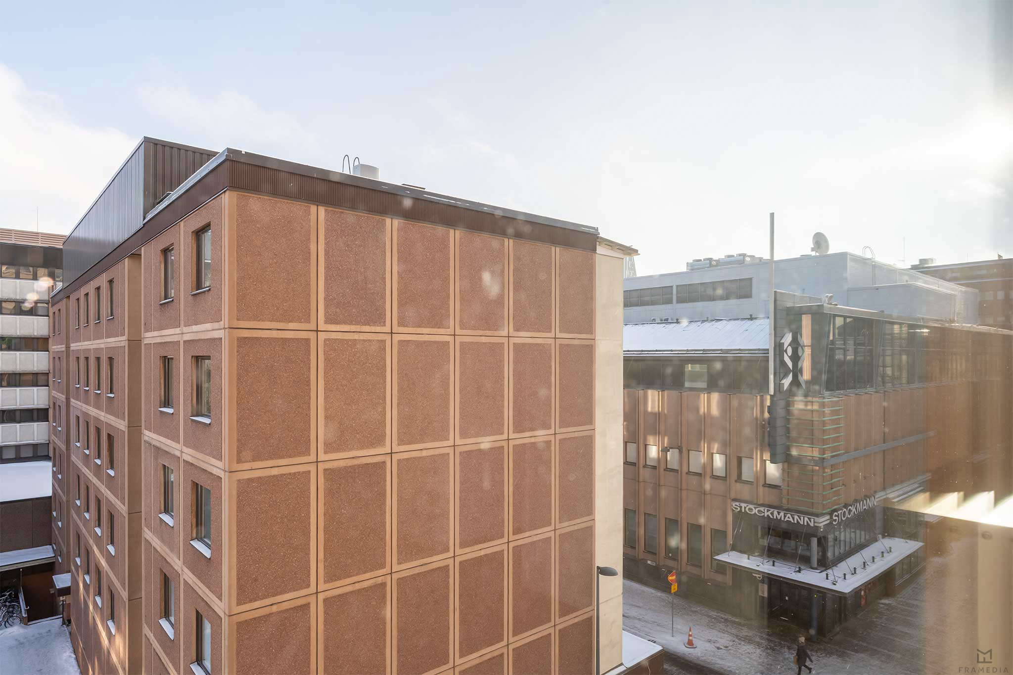 Näkymäkuva asunnosta A26, 5.krs