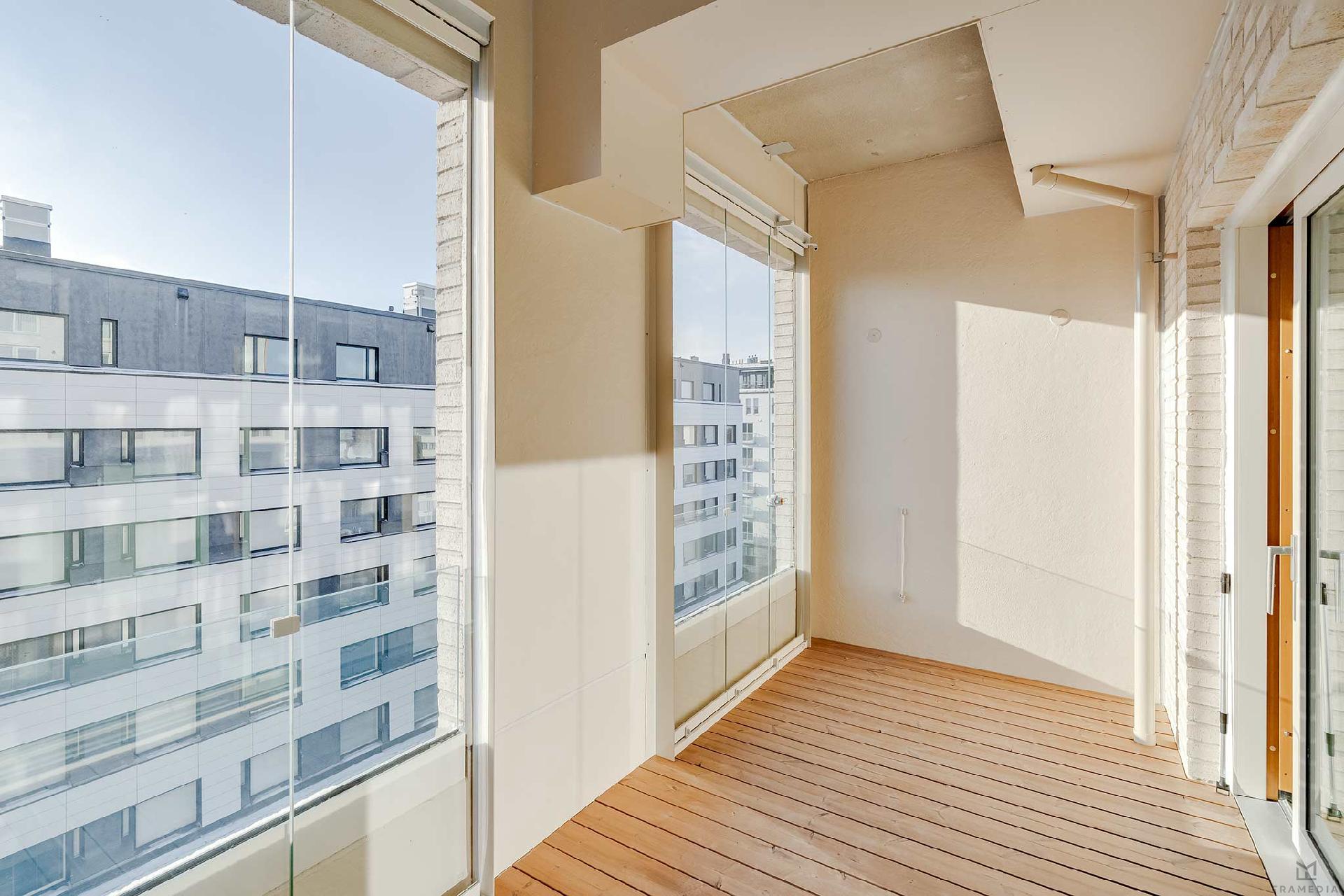 Näkymäkuvat ovat asunnosta A50, 7.krs