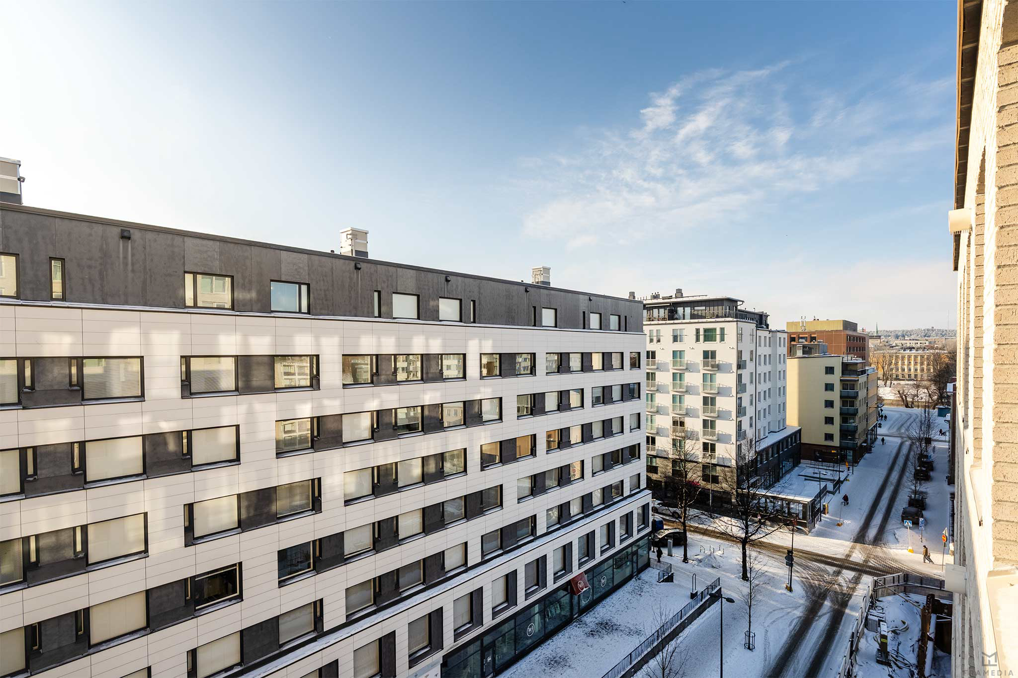 Näkymäkuvat ovat asunnosta A50, 7.krs