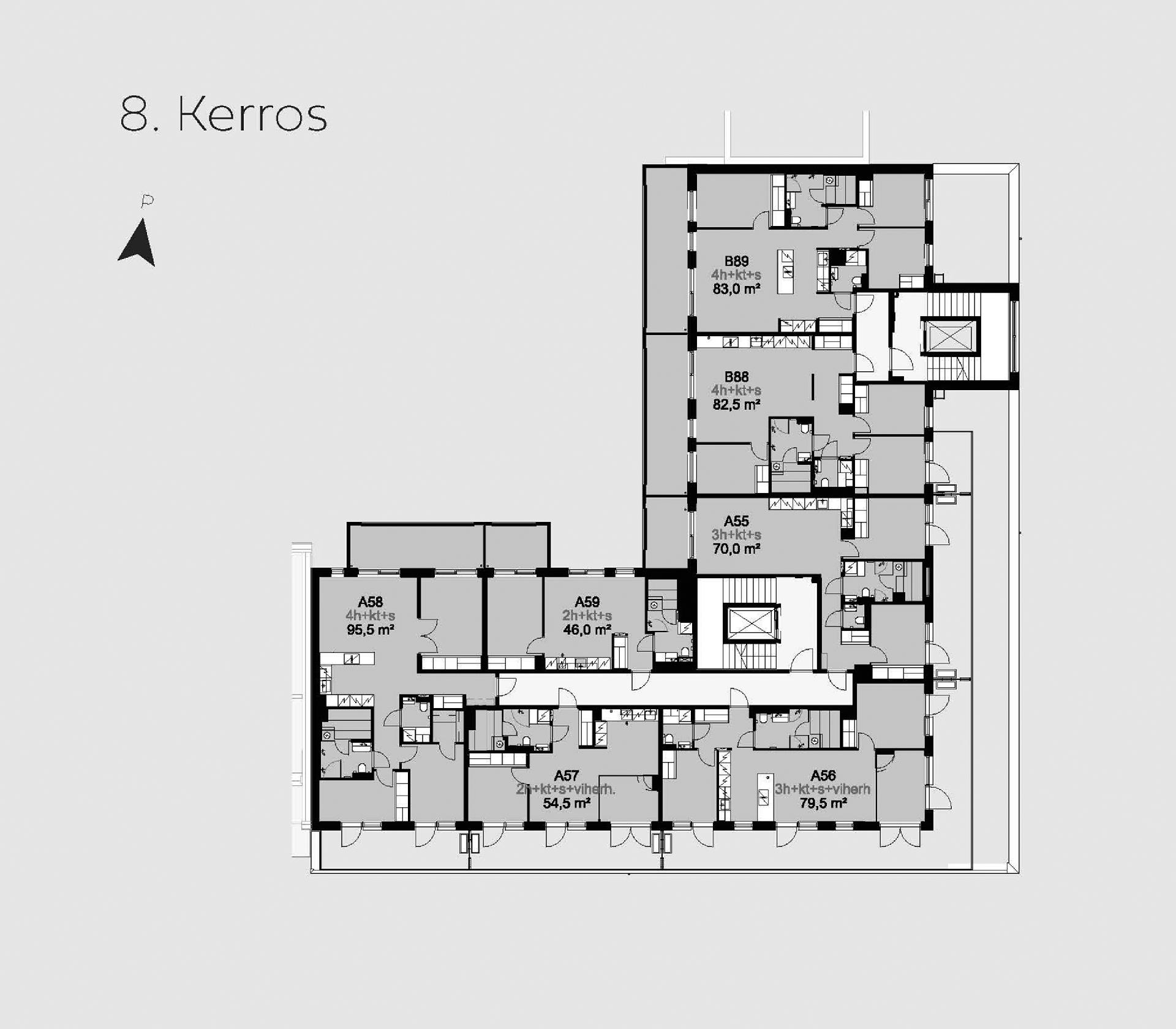 Kyttälänkatu 7 A 57, Keskusta, Tampere