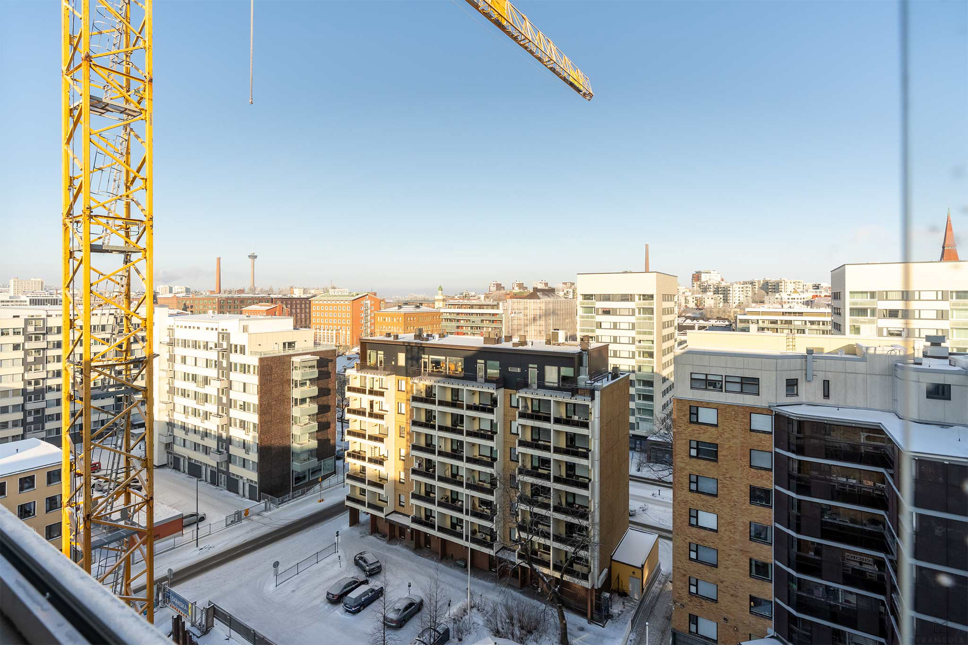 Näkymäkuvat 9.kerroksen asunnosta A64