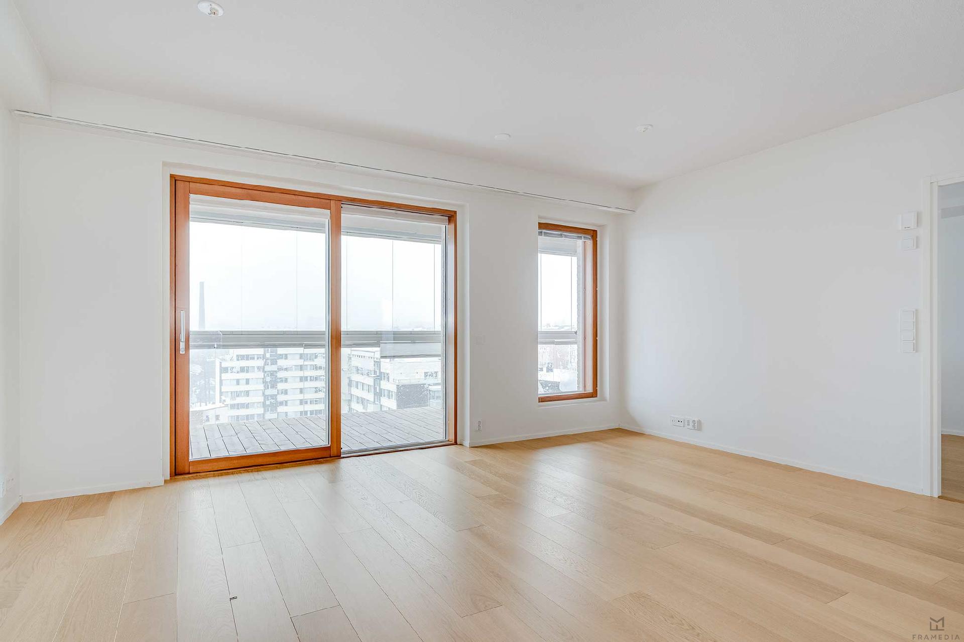 Sisäkuvat asunnosta B91, 9. krs, 83 m²