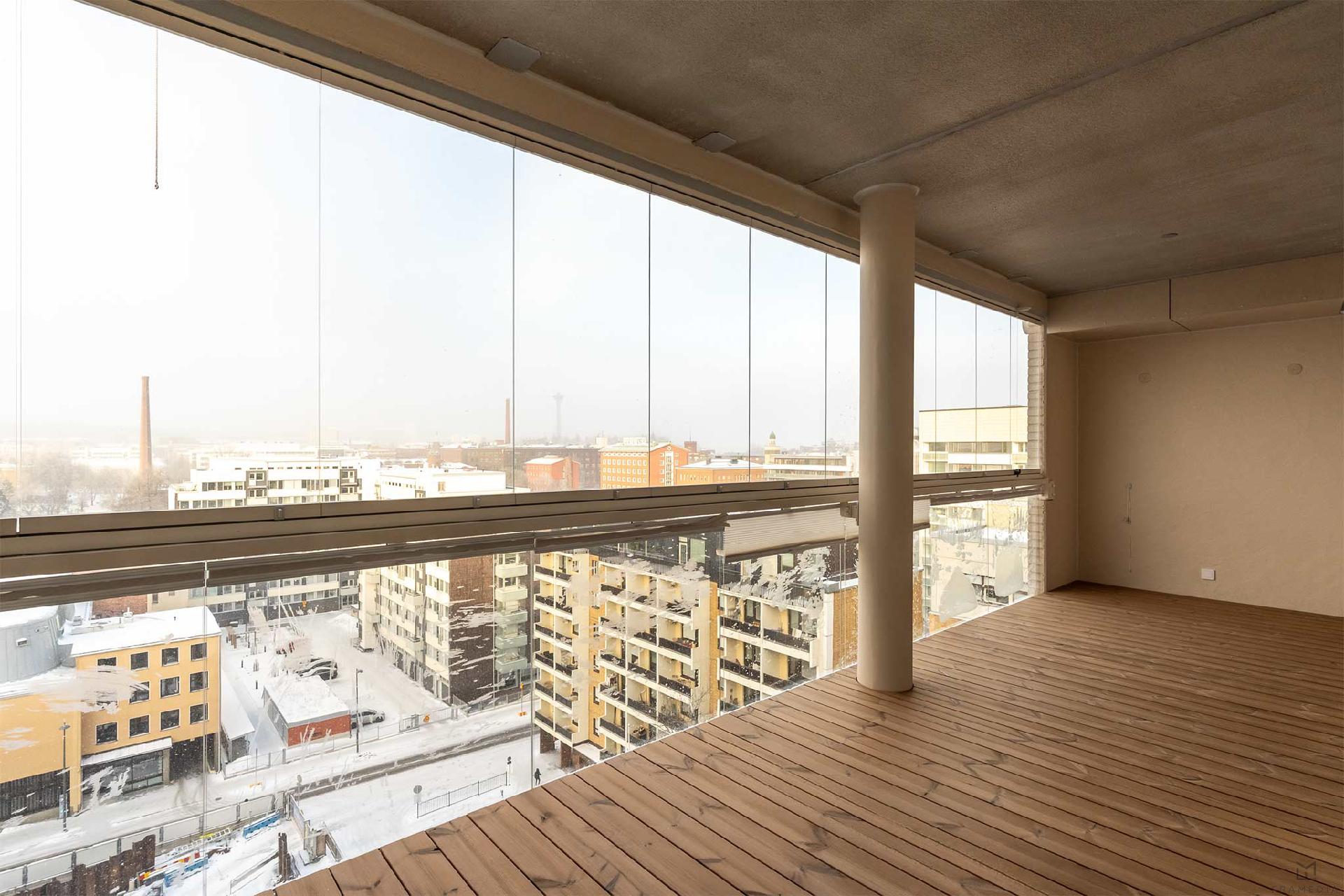 Maisemakuvat asunnosta B91, 9. krs, 83 m²