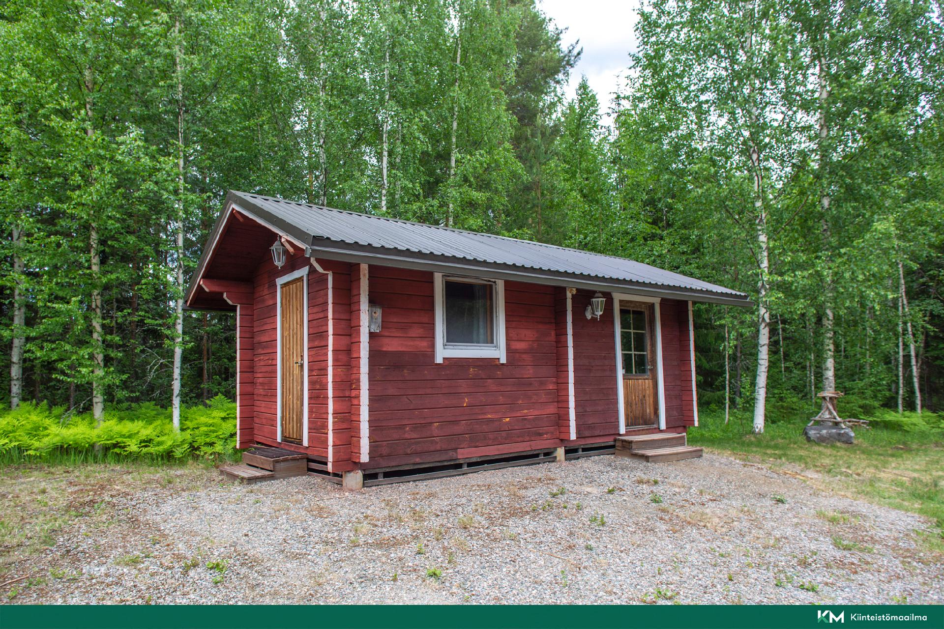 Aitta jossa nukkumatilat ja puuliiteri