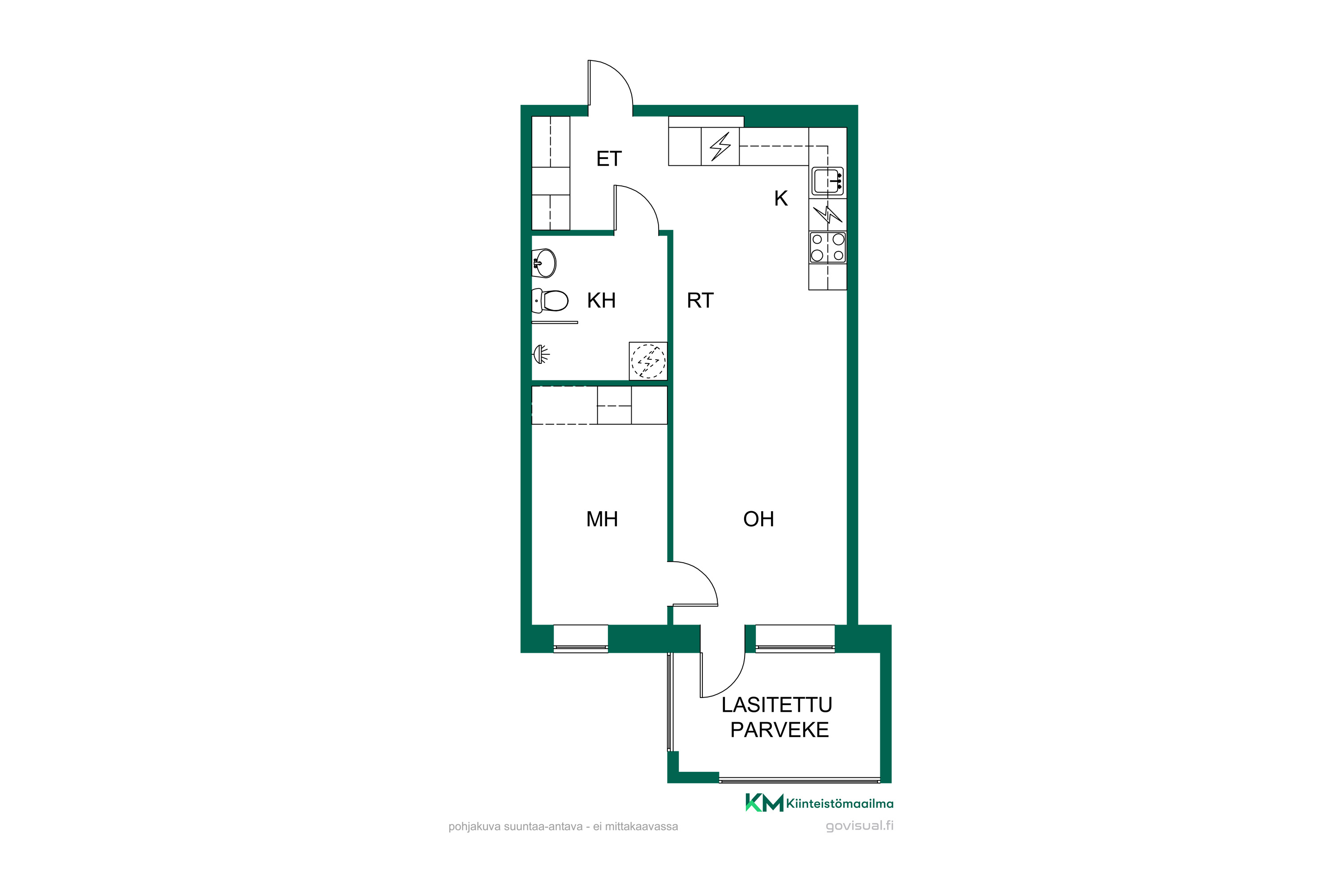 Myllystenpohjantie 3 A 28, Keskusta, Kangasala