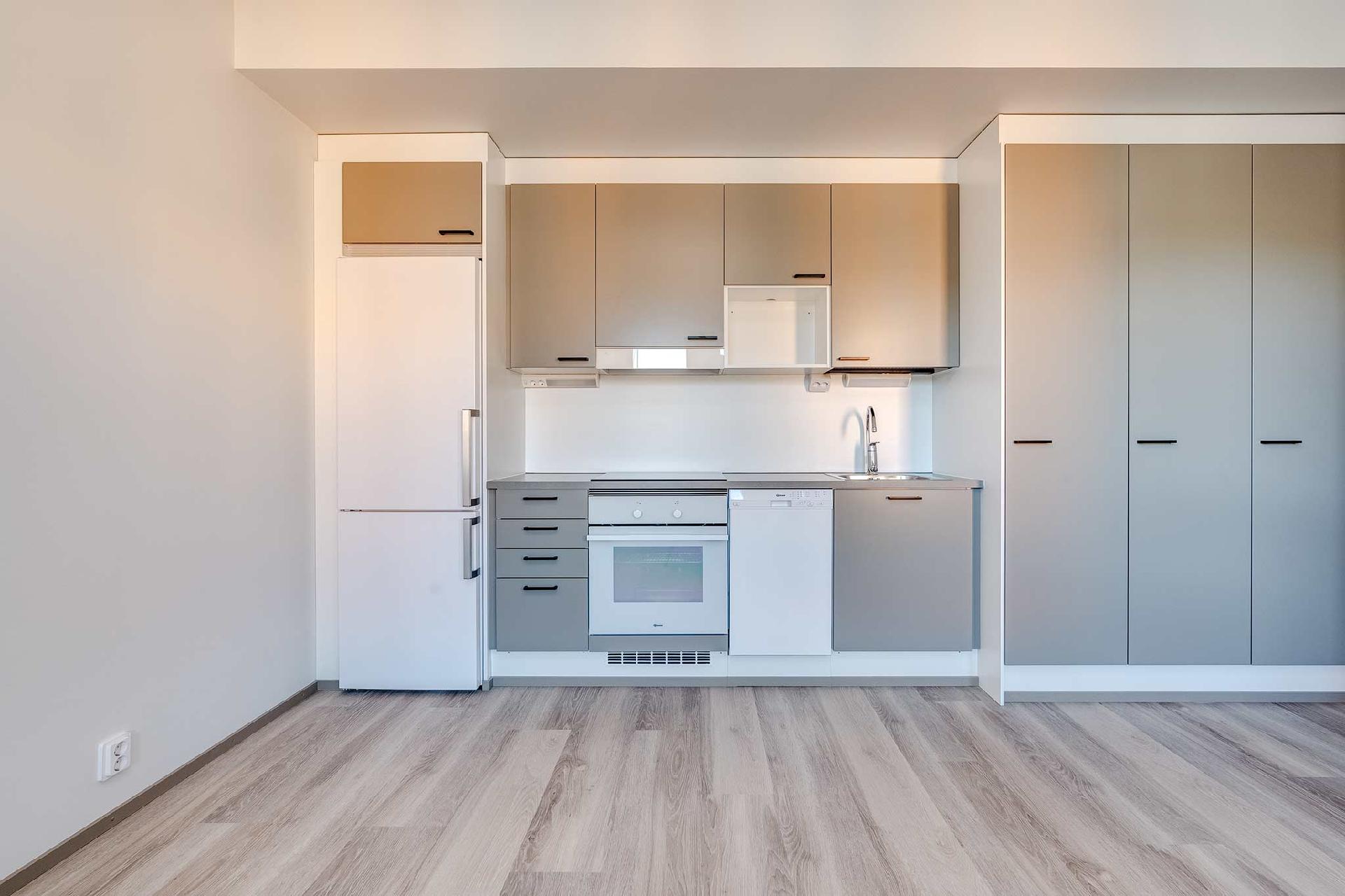 Sisäkuvat asunnosta B31, 24 m²