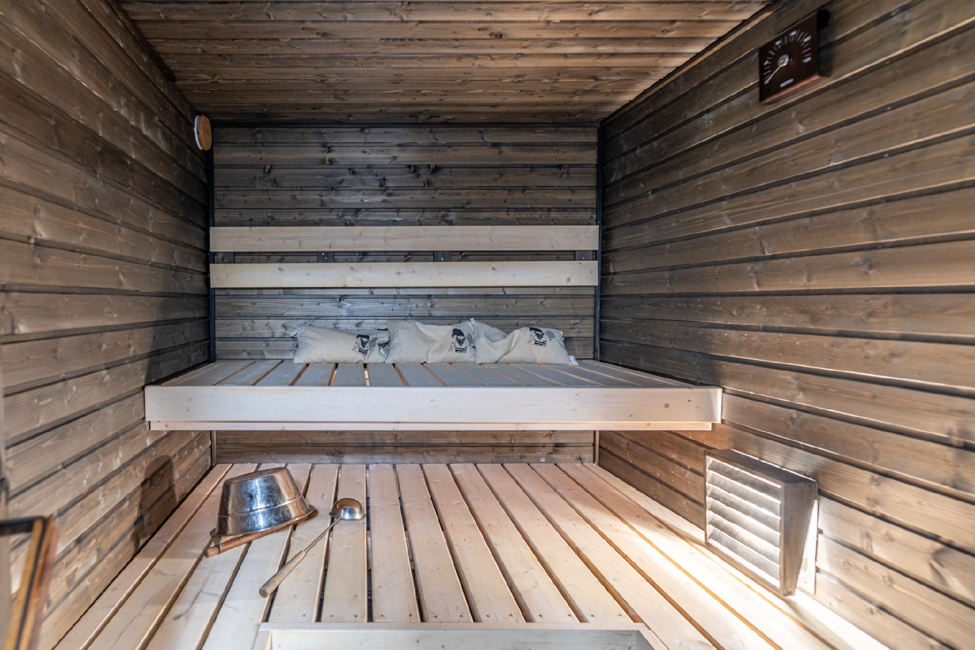 sauna kellarissa
