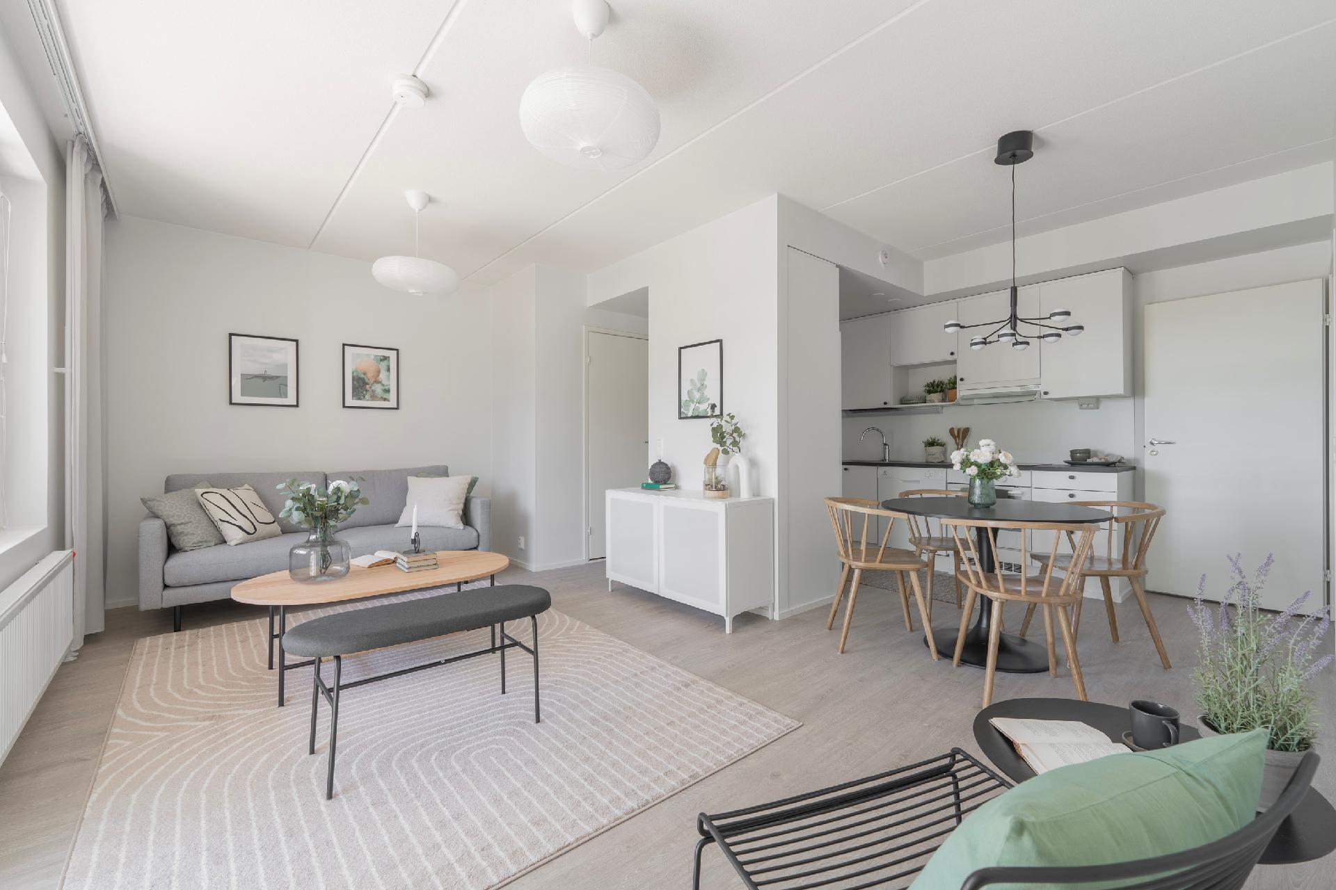 (Kuva stailatusta 70m2 kolmiosta A2)