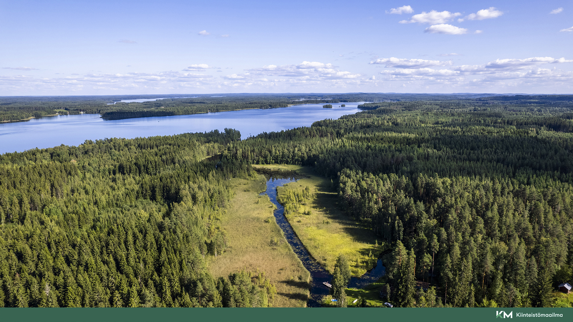Rantaväylää pitkin pääsy Puulavedelle