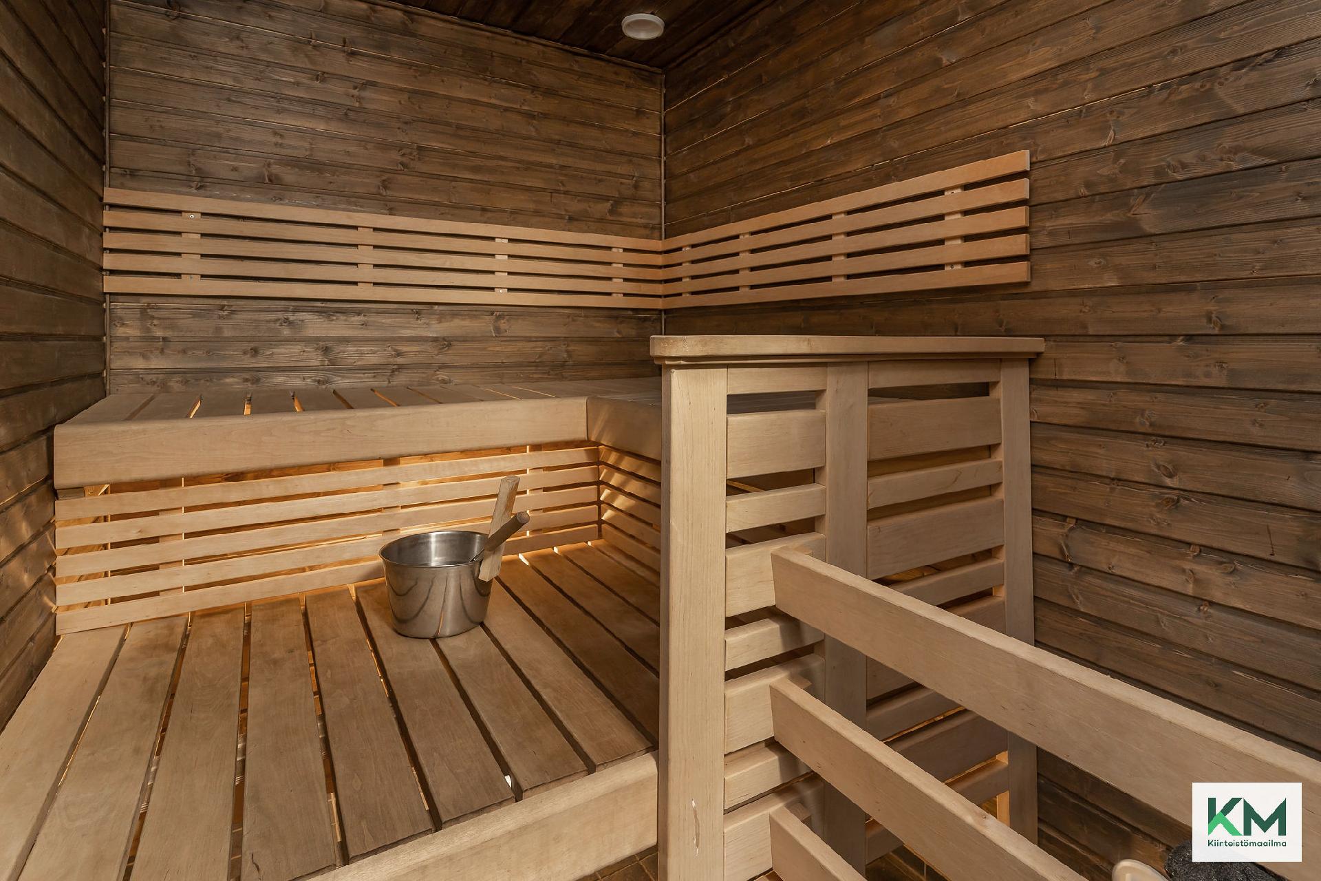 Majatalon sauna.
