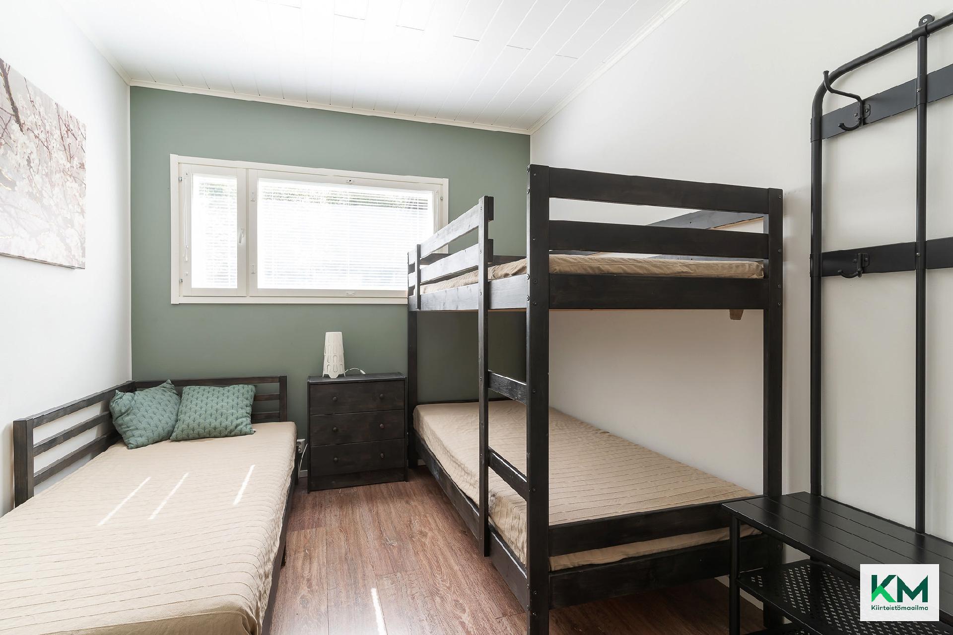 Majatalon majoitushuone.