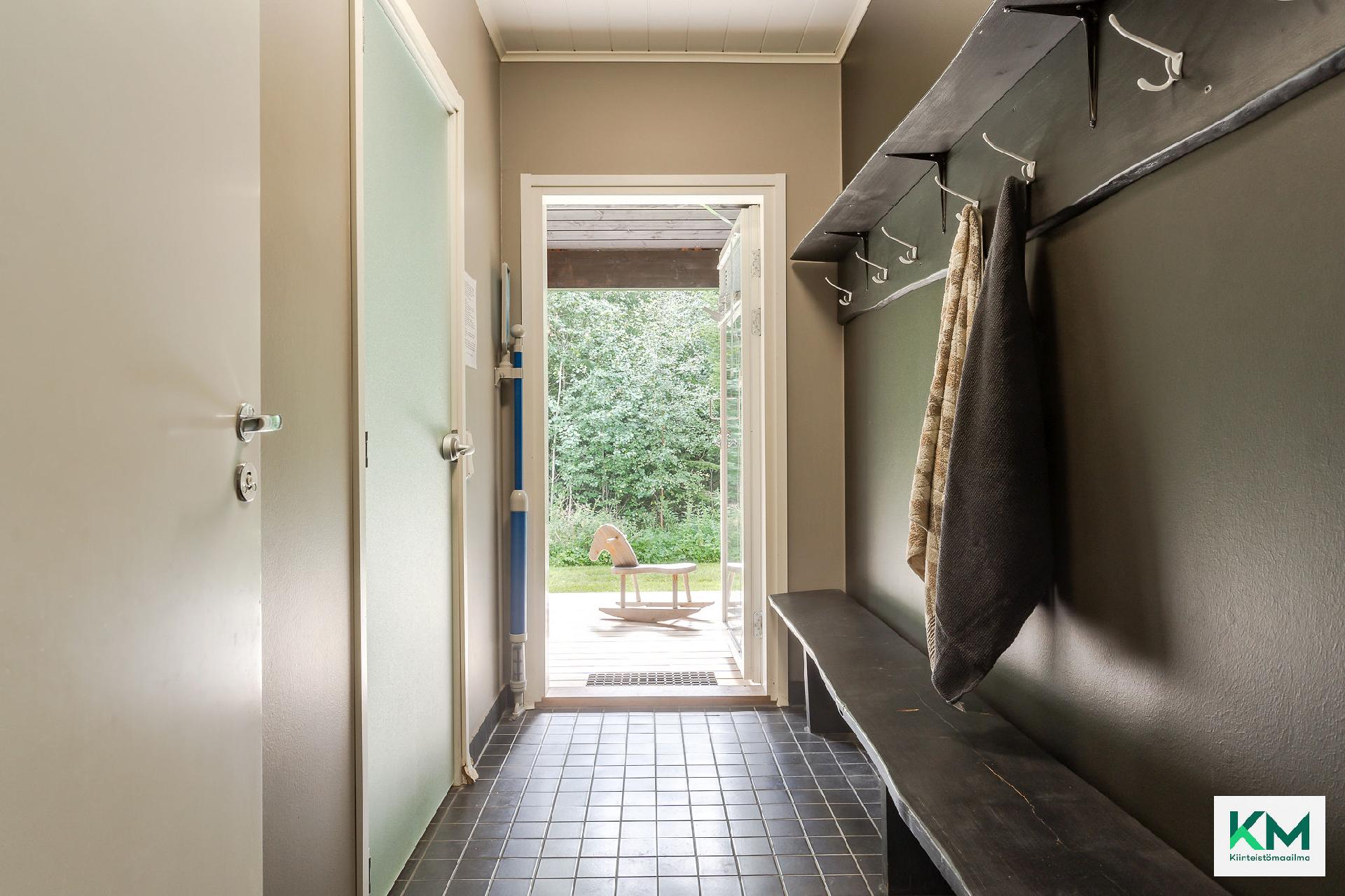 Majatalon pukuhuone.