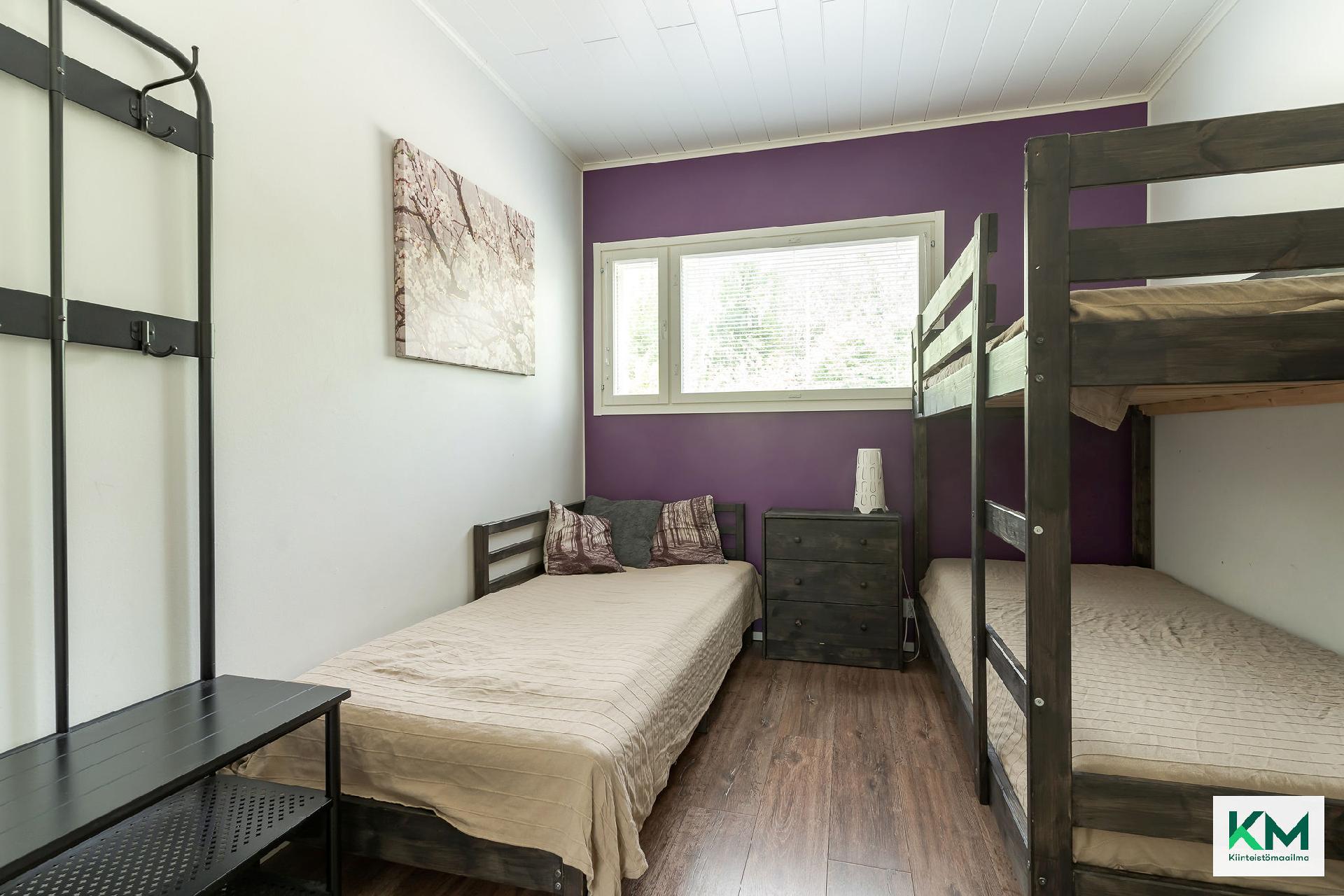 Majatalon majoitushuone.