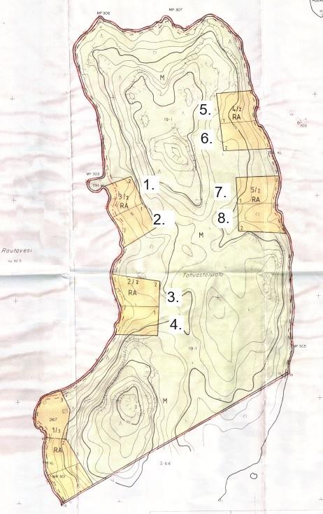 Tahvastensalo tontti, Kirkkola, Hartola