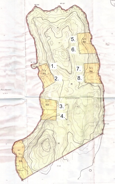Tahvastensalo tontti, Kirkkola, Hartola