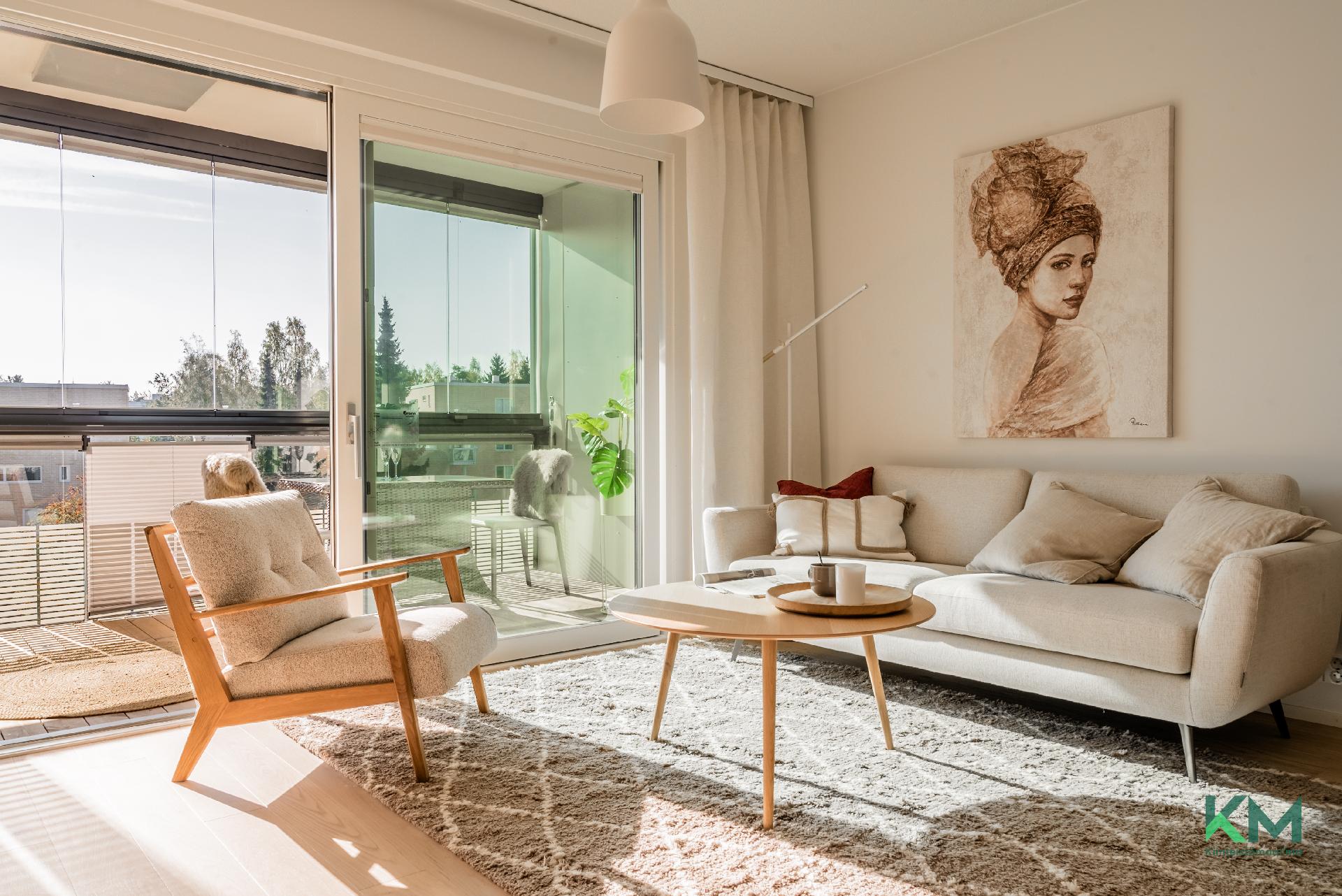 Kalustettu esittelyasunto A 11, 3h+kt, 92,0 m²