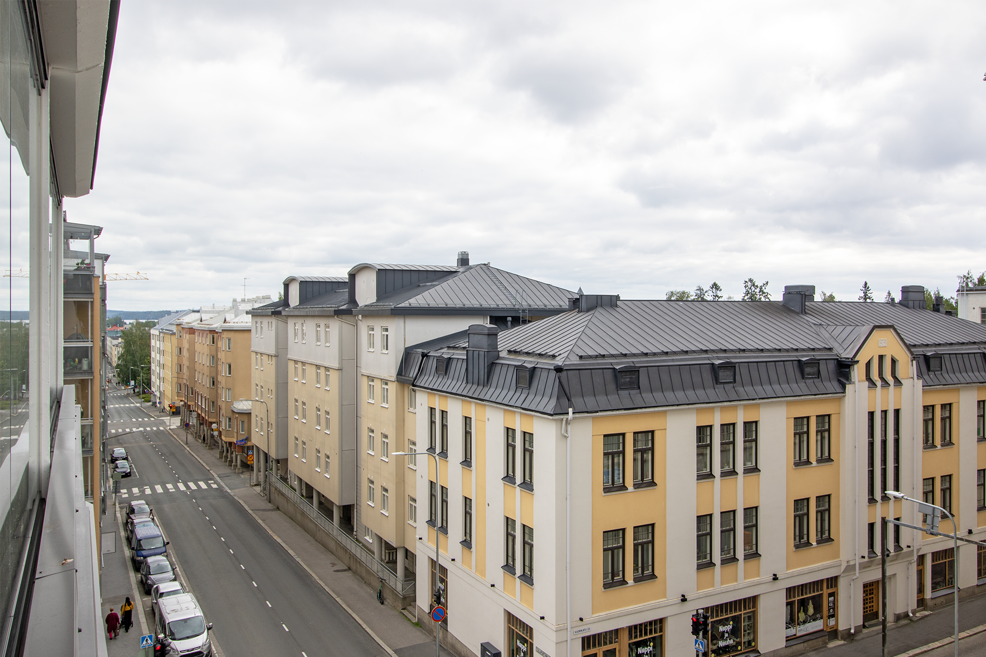 Näkymä parvekkeelta.