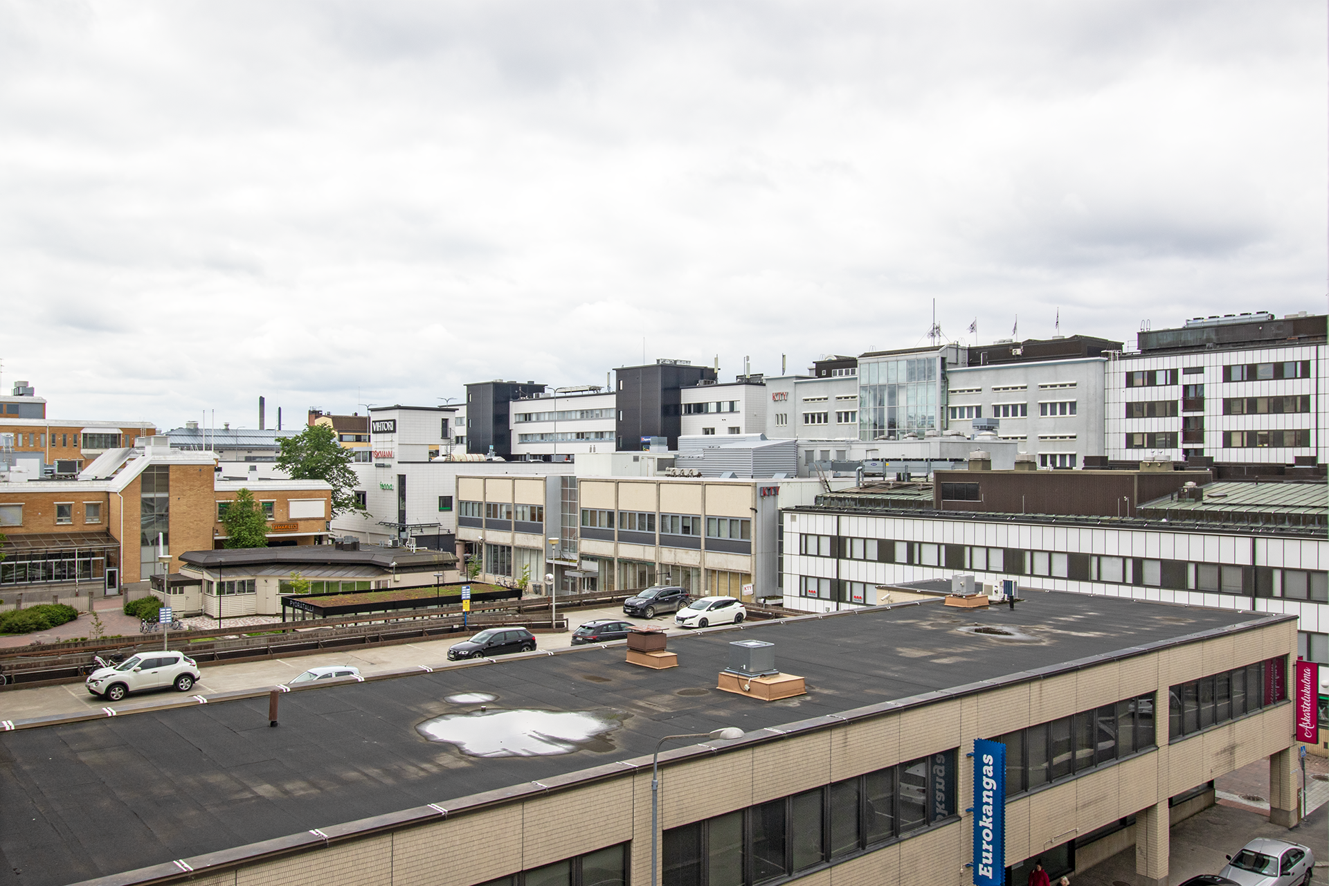 Näkymä parvekkeelta.