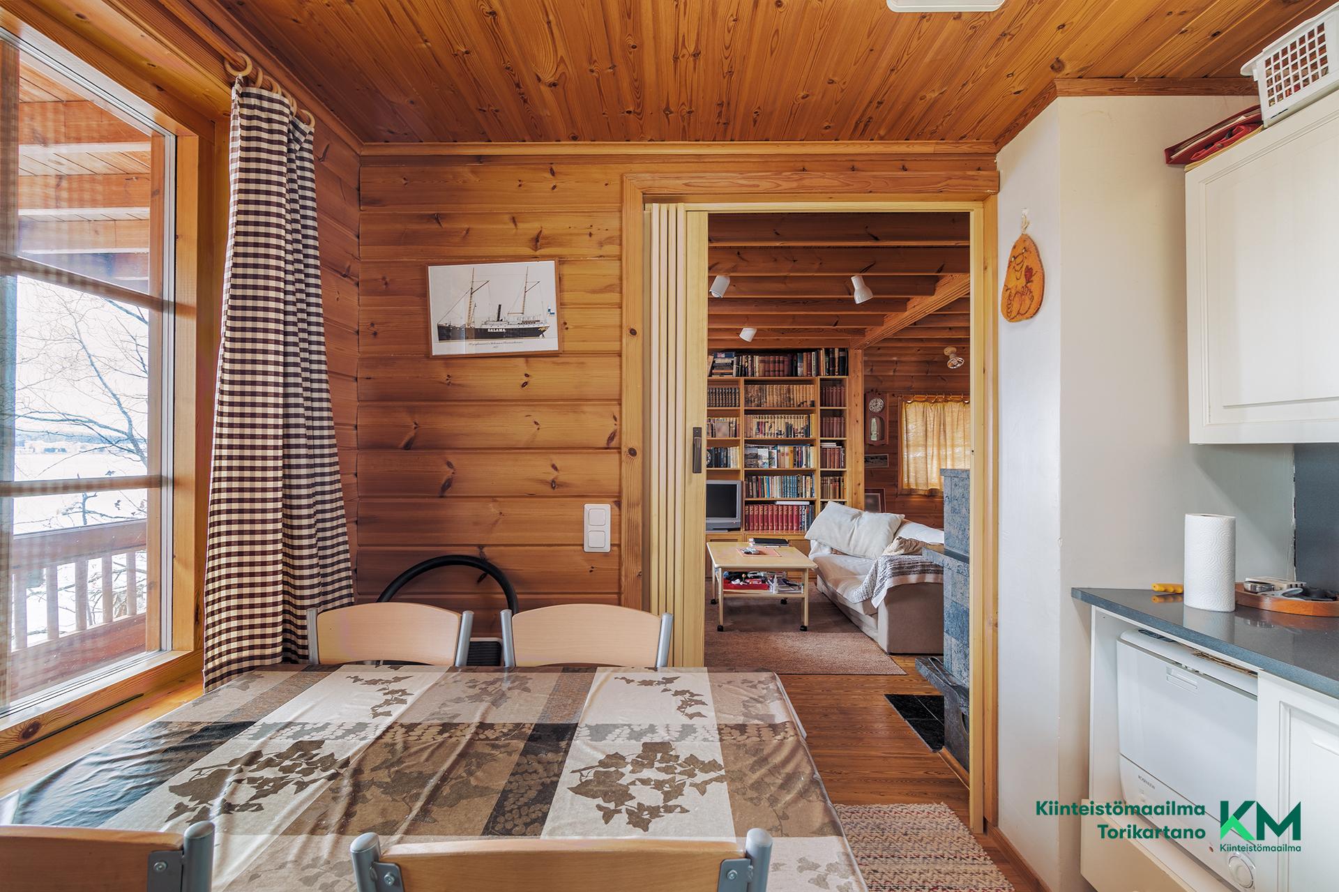 asuintiloissa hirsiseinät