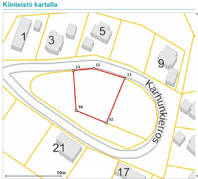 Asunnon pohjakuva
