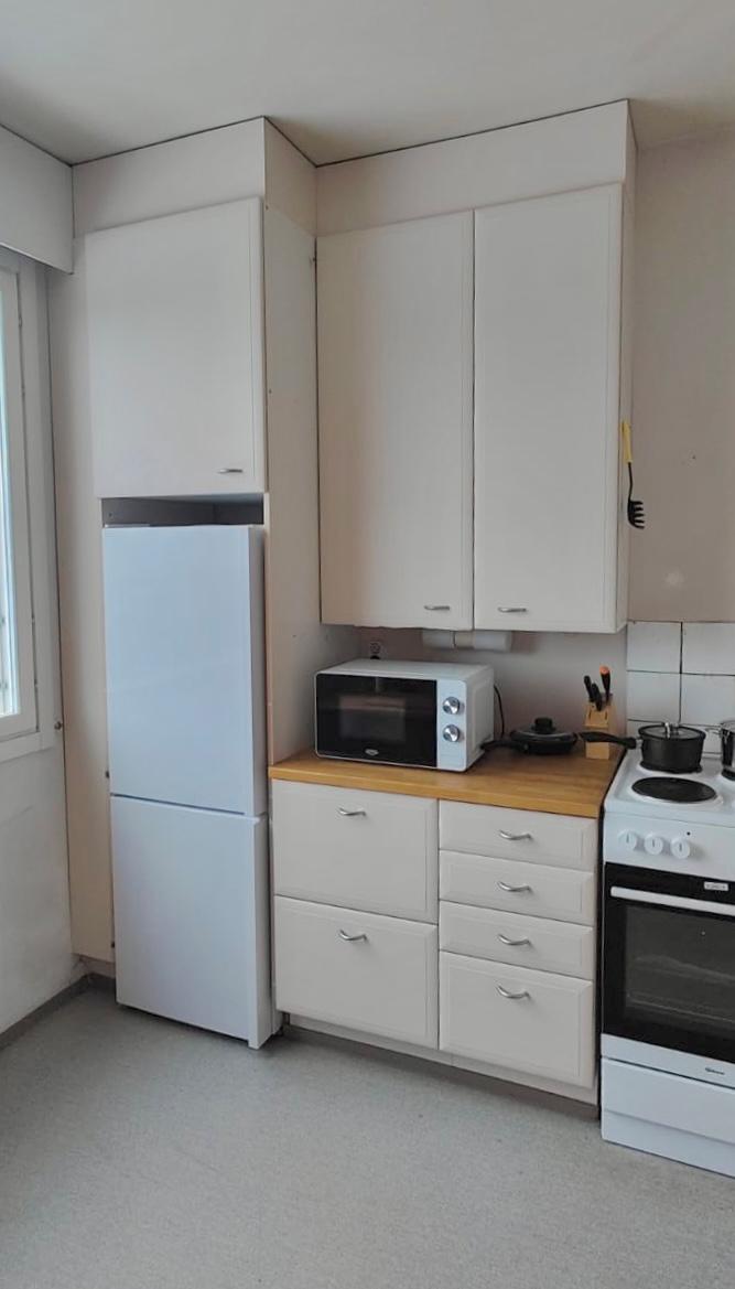 keittiössä uusittu kodinkoneet