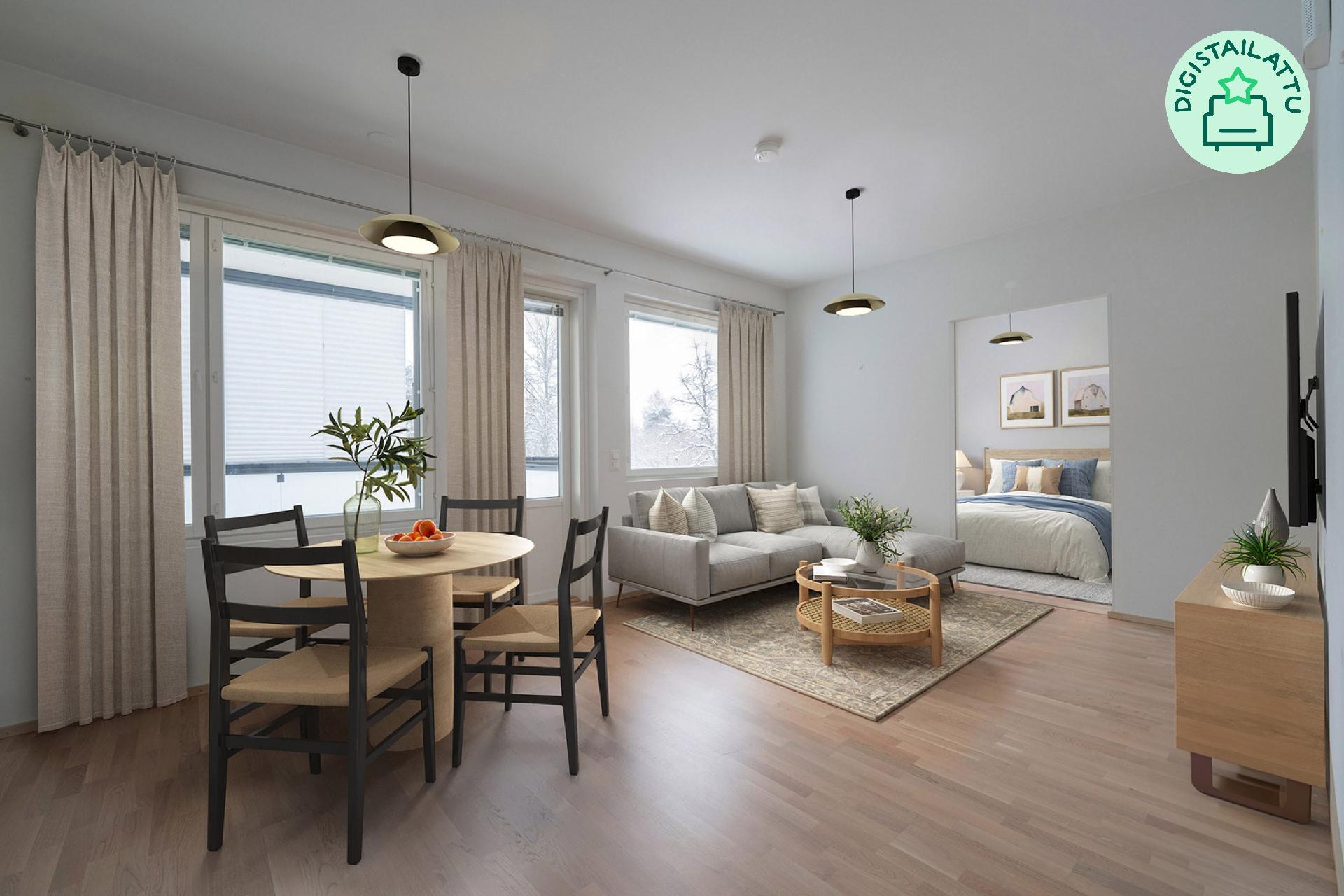 Digistailattu olohuone