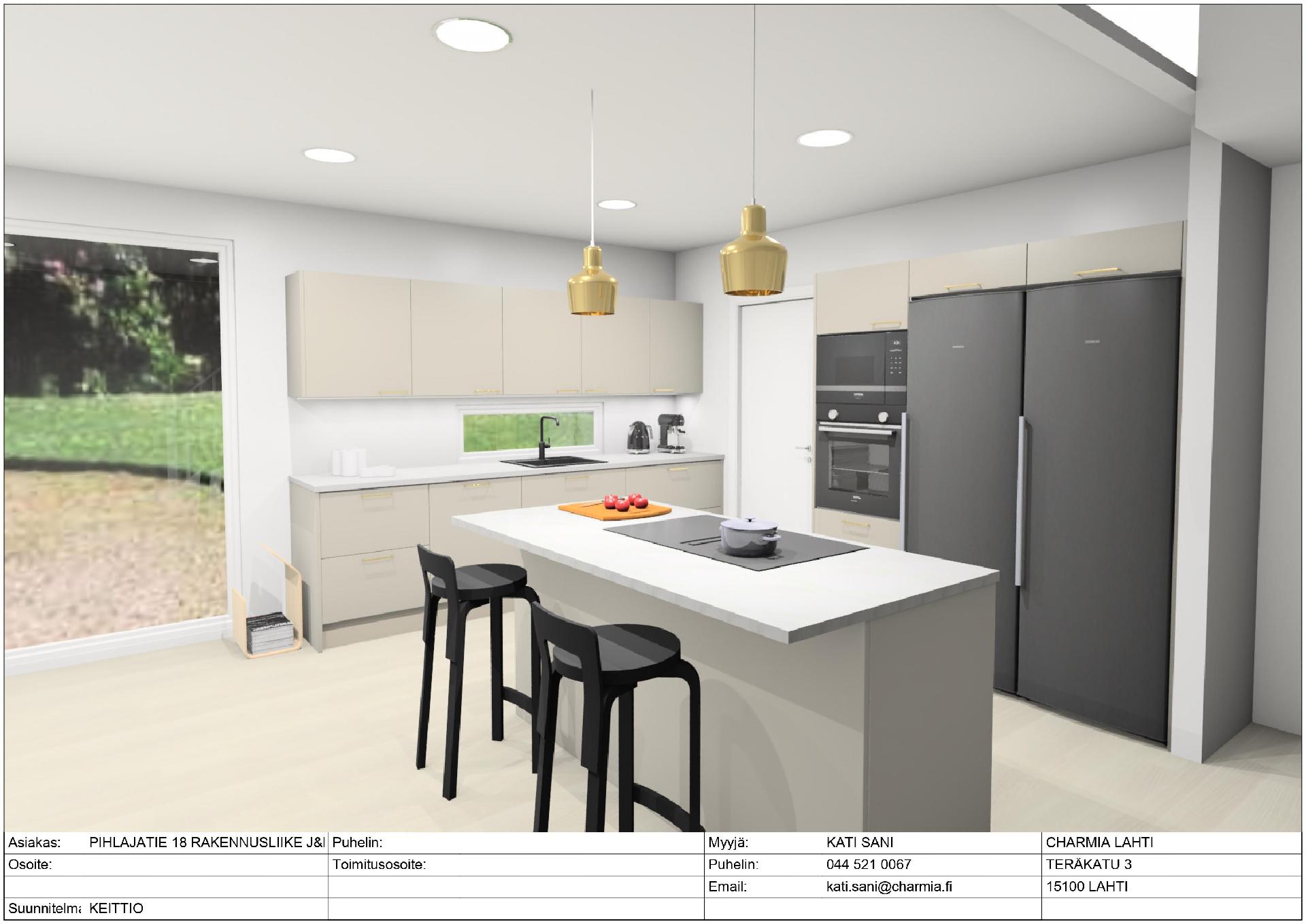 Keittiö, havainnekuva