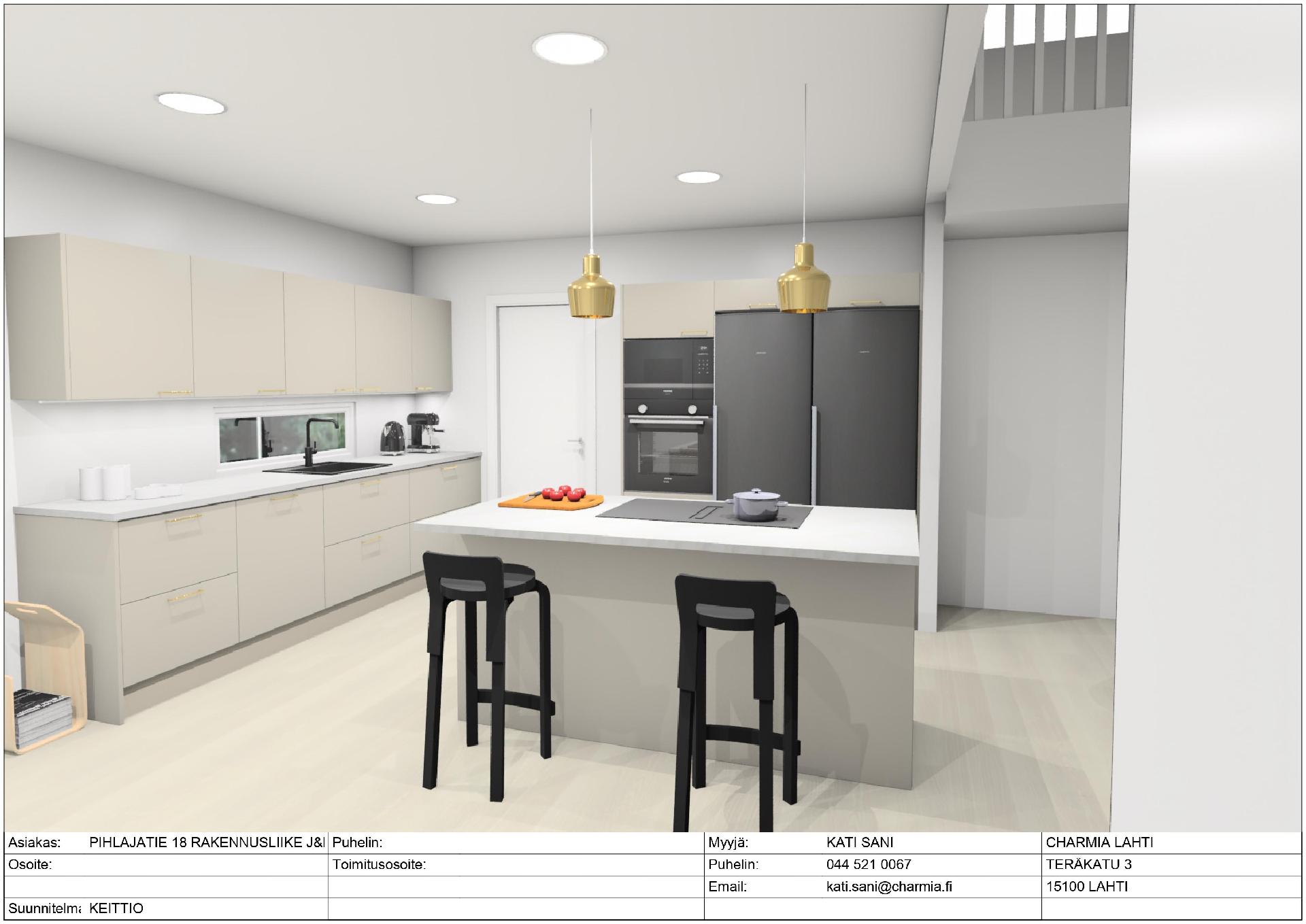 Keittiö, havainnekuva