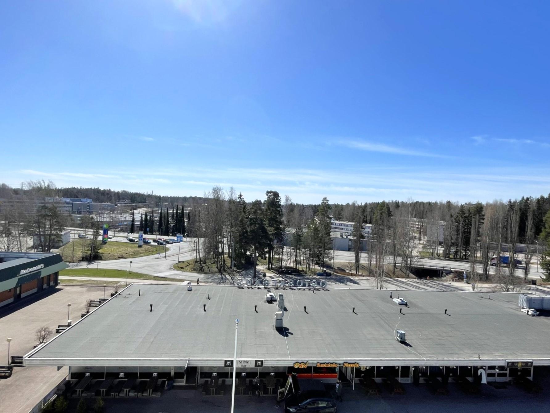 Hieno parvekenäkymä
